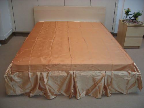 DaDa Bedding BM4578 Golden Bed Skirt Twin 1