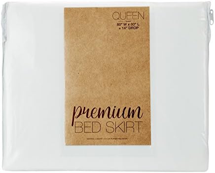 IENJOY Home Pleated Bed Skirt for King Size