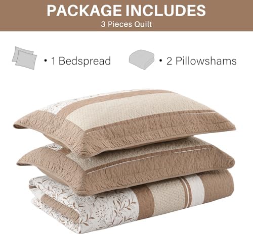 Quilta 100 Cotton Bedspread Set California King Size