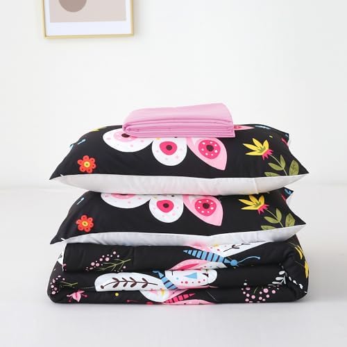 Jameswish Kids Butterfly Comforter Set