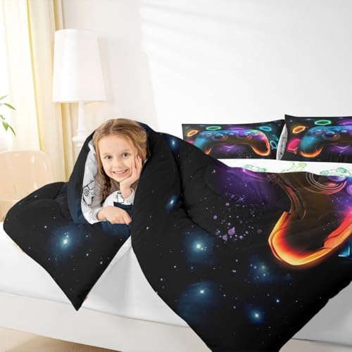 Erosebridal Gaming Comforter Set for Boys King Size