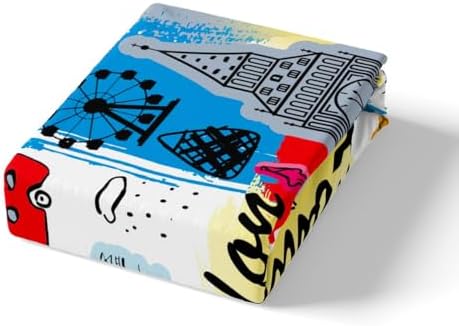 Feelyou London Themed Kids Duvet Cover Set