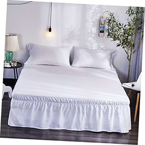 CONGARTENO Elastic Bed Skirt with Ruffles