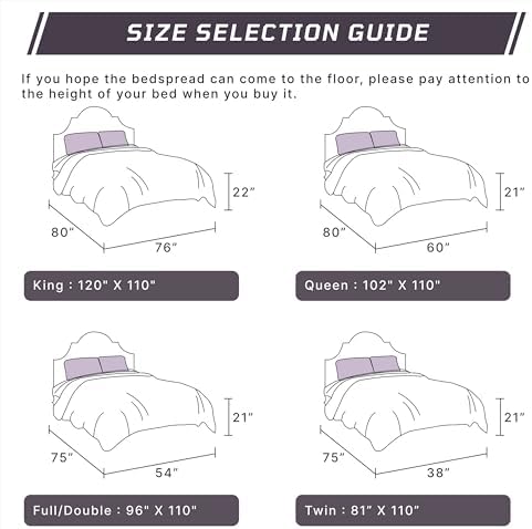 Better Trends Chenille Bedspread Queen Size Set
