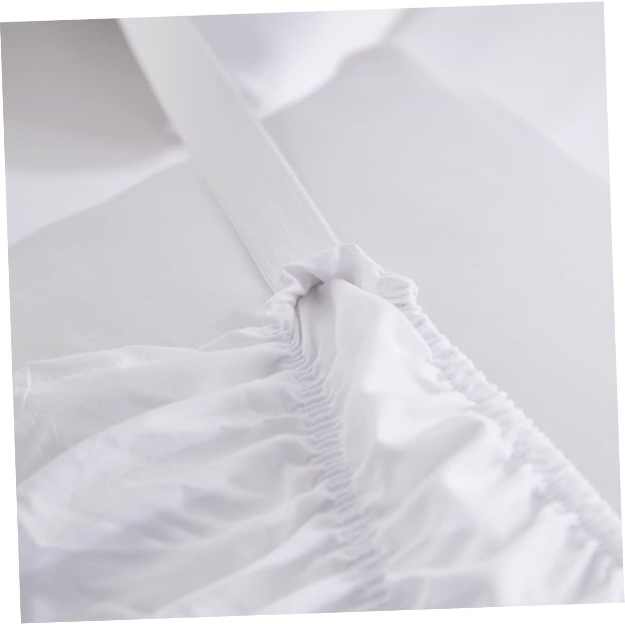 CONGARTENO Elastic Bed Skirt with Ruffles