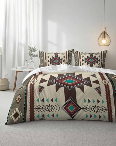 ZOE GARDEN Brown Southwest Duvet Cover Set