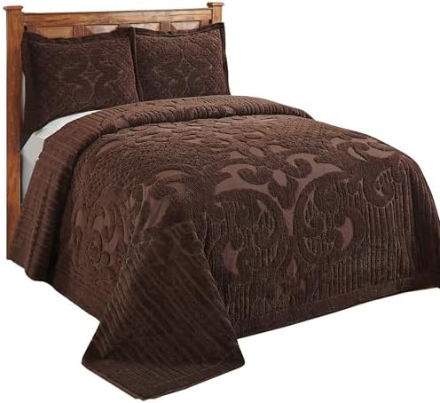 Better Trends Chenille Bedspread Set King Size 1