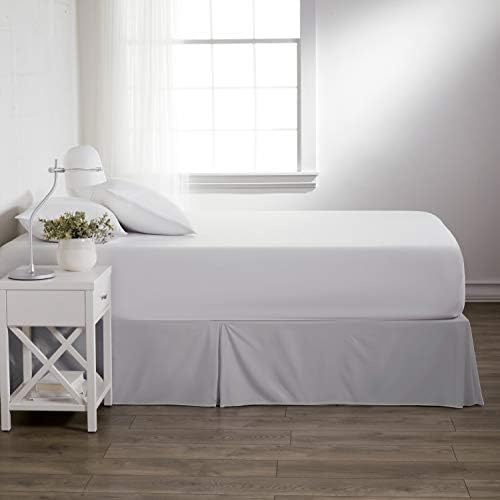 IENJOY Home Pleated Bed Skirt for King Size