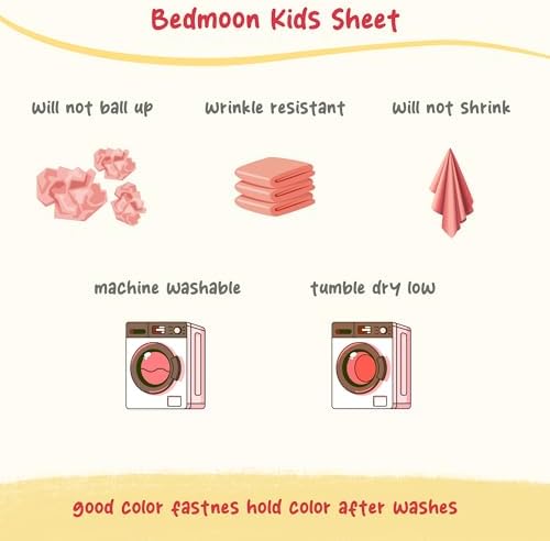 Bedmoon Boys Twin Sheets with Train Pattern