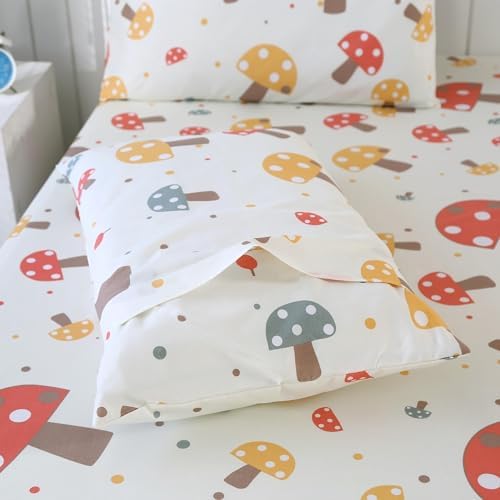 SDIII Cute Mushroom Twin Sheet Set with Pillowcases 1