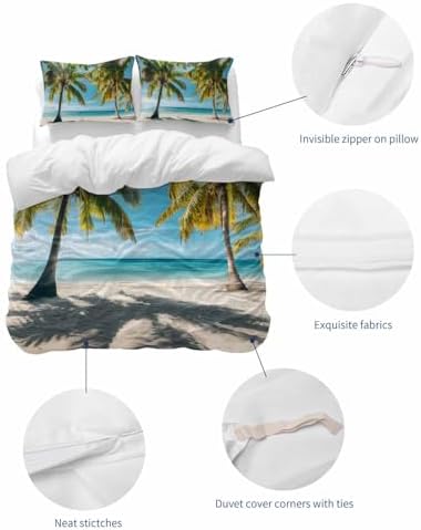 Ocean Bed Duvet Cover Queen Size with Matching Pillowcases