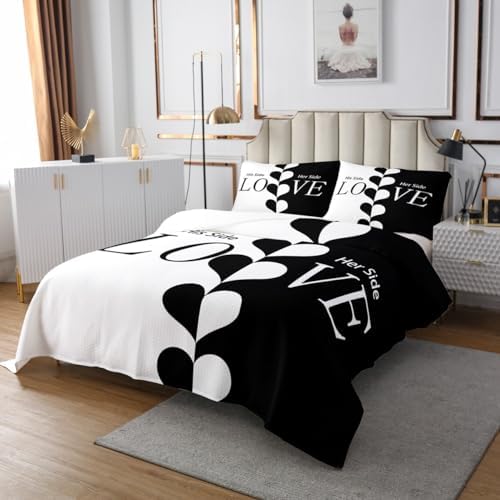Erosebridal Queen Bedspread Set with 2 Pillow Cases