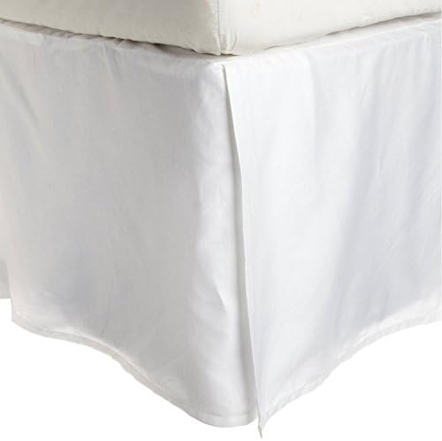 Superior 100 Brushed Microfiber Bed Skirt Queen White