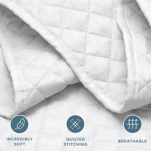 Bare Home Premium 3 Piece Quilt Set - King Size - White