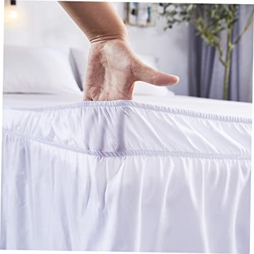 CONGARTENO Elastic Bed Skirt with Ruffles