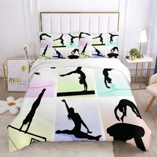 ZZXHG Duvet Cover Set Full Size 3D Print Microfiber