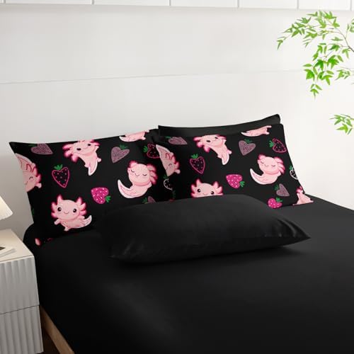 Axolotl Themed 7-Piece Comforter Set for Kids