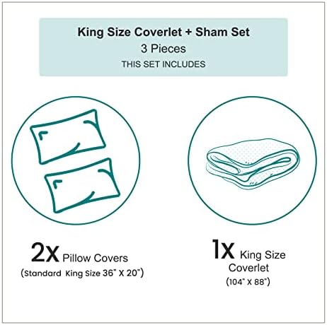 Ambesonne Black and White Bedspread Set with Shams