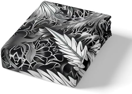 Feelyou Kids Psychedelic Leaf Sheet Set 4Pcs King Size