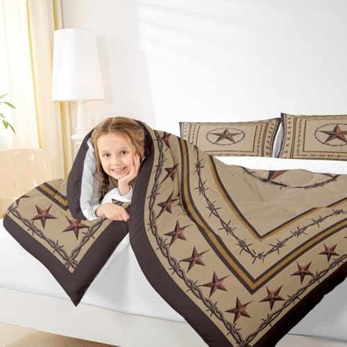 Western Texas Star Kids Comforter Set