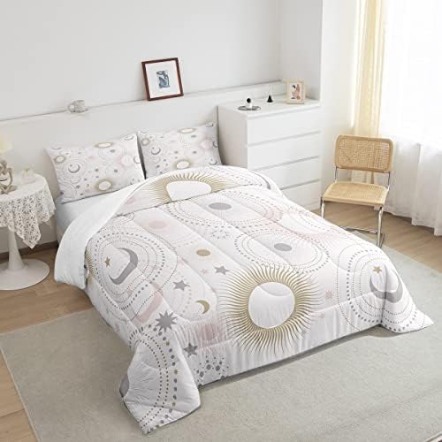 Homewish Stars and Moon Comforter Set Full Size