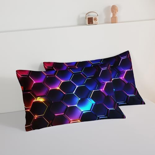 HOSIMA 3D Honeycomb Comforter Set for Boys 1