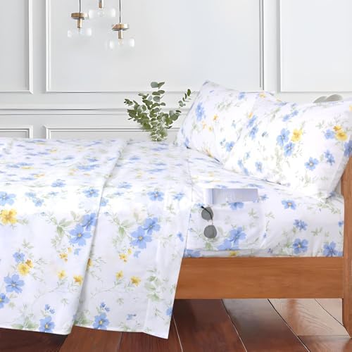 YINFUNG Floral Twin XL Sheet Set 3 Piece