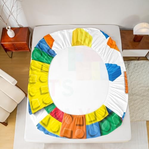 Feelyou King Size Kids Bed Sheet Set with Deep Pockets
