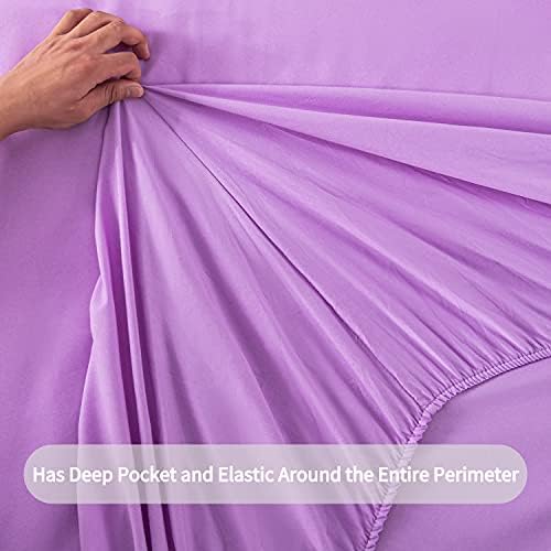 RYNGHIPY 6Pcs Glitter Comforter Set for Girls Kids Teens