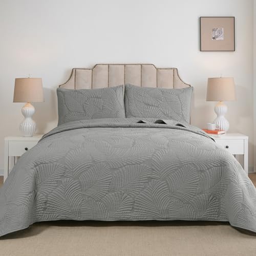 Petrichor Gray Bedspread King Size Set