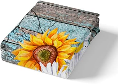 Feelyou Daisy Duvet Cover Set with Butterfly Design