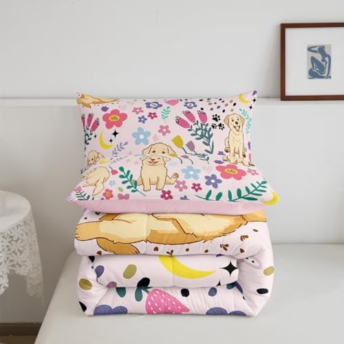 Erosebridal Floral Dog Comforter Set for Kids 1