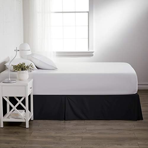ienjoy Home California King Bed Skirt - Black