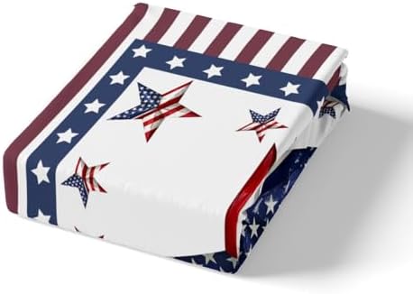 Feelyou American Flag Duvet Cover Set Twin Size