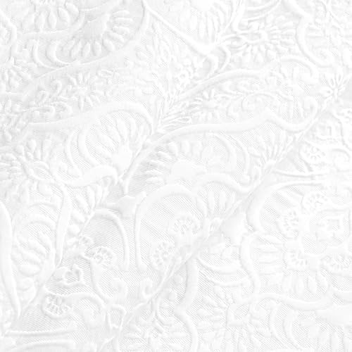 Superior 3 Piece Bedspread Set White Floral Matelasse 1