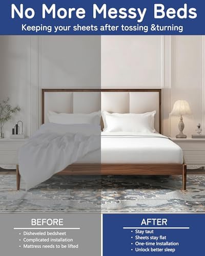Btiztlla Tug Proof Sheet Holders Set for King Queen