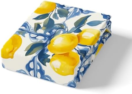 Feelyou Lemon Kids Duvet Cover Set Queen Size 1