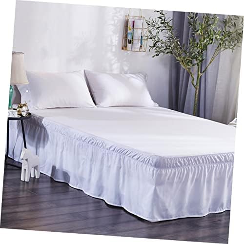 CONGARTENO Elastic Bed Skirt with Ruffles