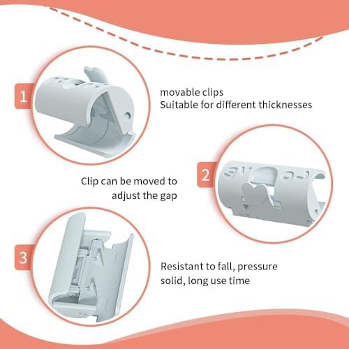 12 Pcs Pink Bed Sheet Grippers Fasteners Clips