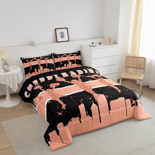 Erosebridal Cheerleader Comforter Set for Girls Women 1
