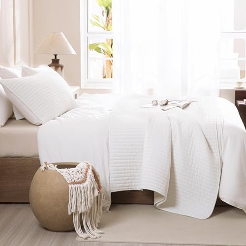 Sanracie Stonewashed King Quilt Set 3PCS Extra Large