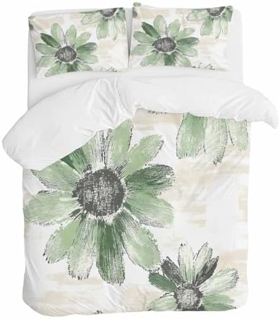 ZOE GARDEN Sage Green Duvet Cover Set Full Size