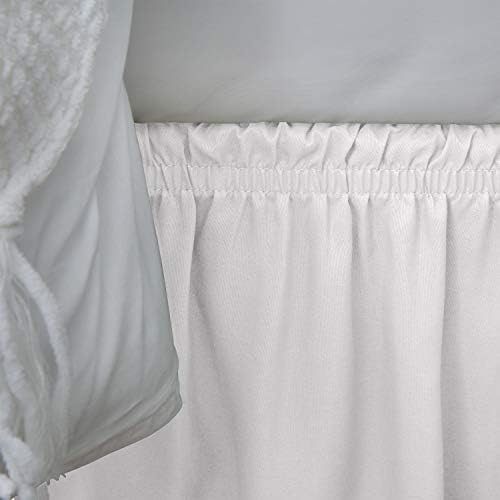 Home Details 18 Drop Wrap Around Bed Ruffle White