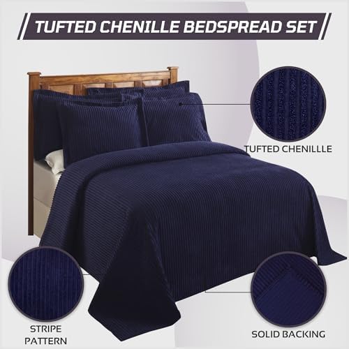 Better Trends Chenille Bedspread Set King Size