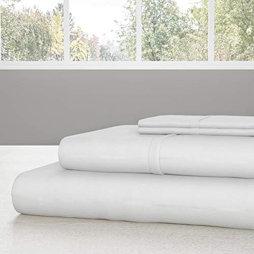 Lavish Home Brushed Microfiber Twin XL Sheet Set - White