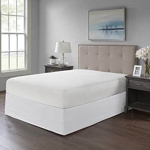 Madison Park Simple Fit Bedskirt White 6x236x26