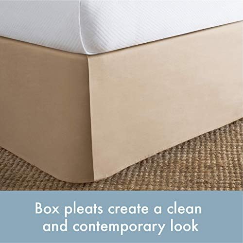 Todays Home Classic Tailored Bed Skirt Mocha Twin Size