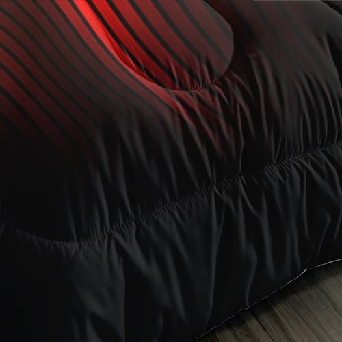 QOOMO Abstract Geometric Comforter Set for Kids