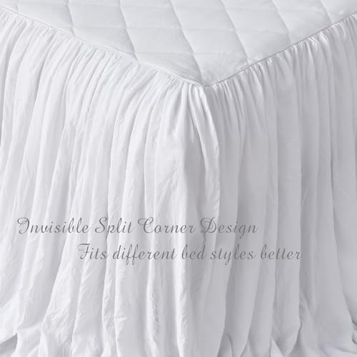 Lady Ann Shabby Ruffle Bedspread Queen Size Set