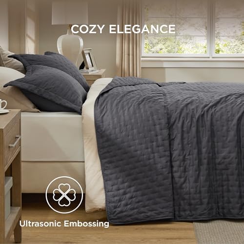 Bedsure California King Quilt Set - Ultra Soft Breathable